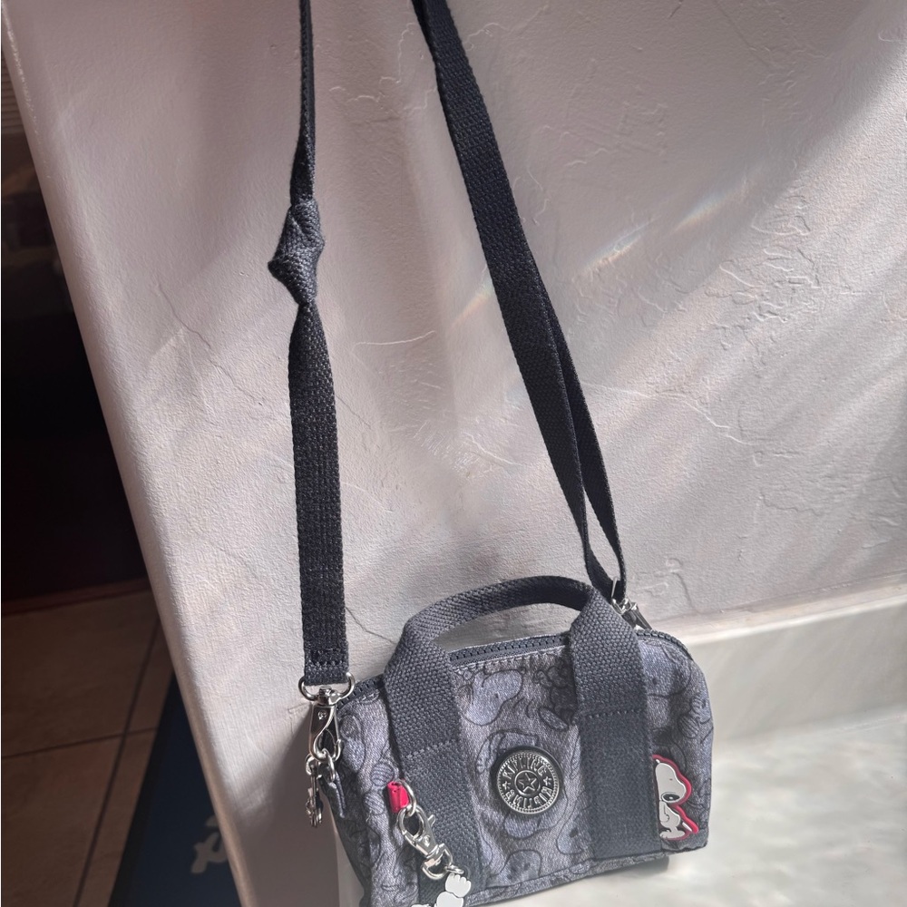 Mini Snoopy Stylish blueish Gray Crossbody Bag